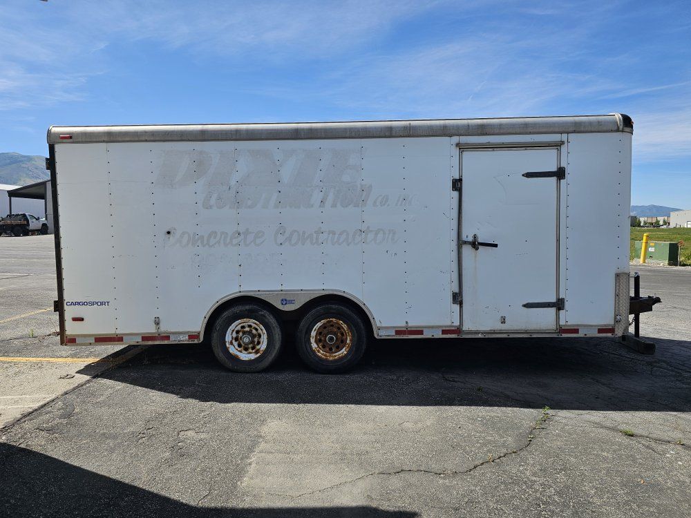 CargoSport 19' Enclosed Cargo Trailer • Tandem Axle • Torsion Suspension • Barn Doors
