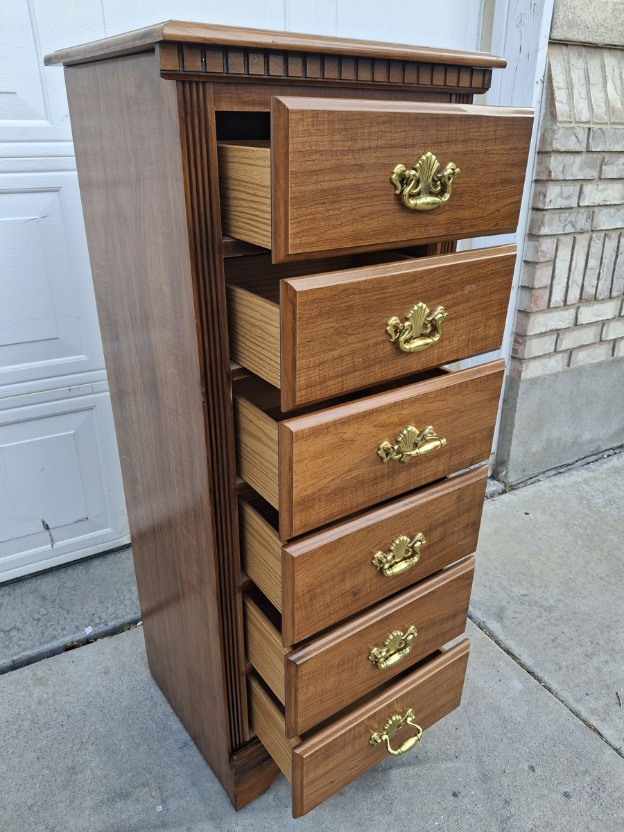 all wood lingerie dresser