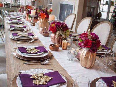 Restoration Hardware Table With 10 Matching Chairs