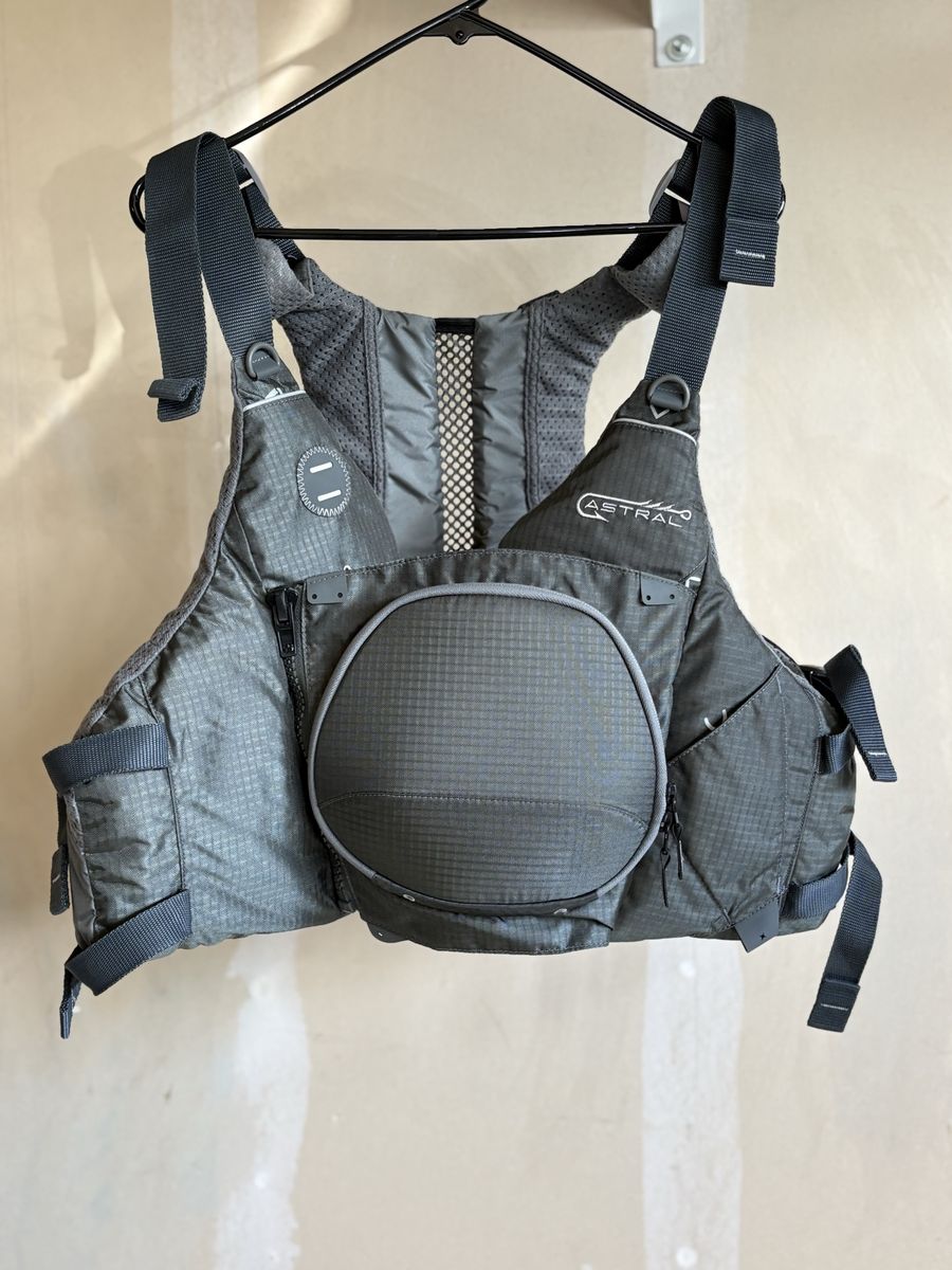 Astral Sturgeon PFD Life Vest, Adult Size L/Xl Gray - Whitewater Kayaking & Paddling