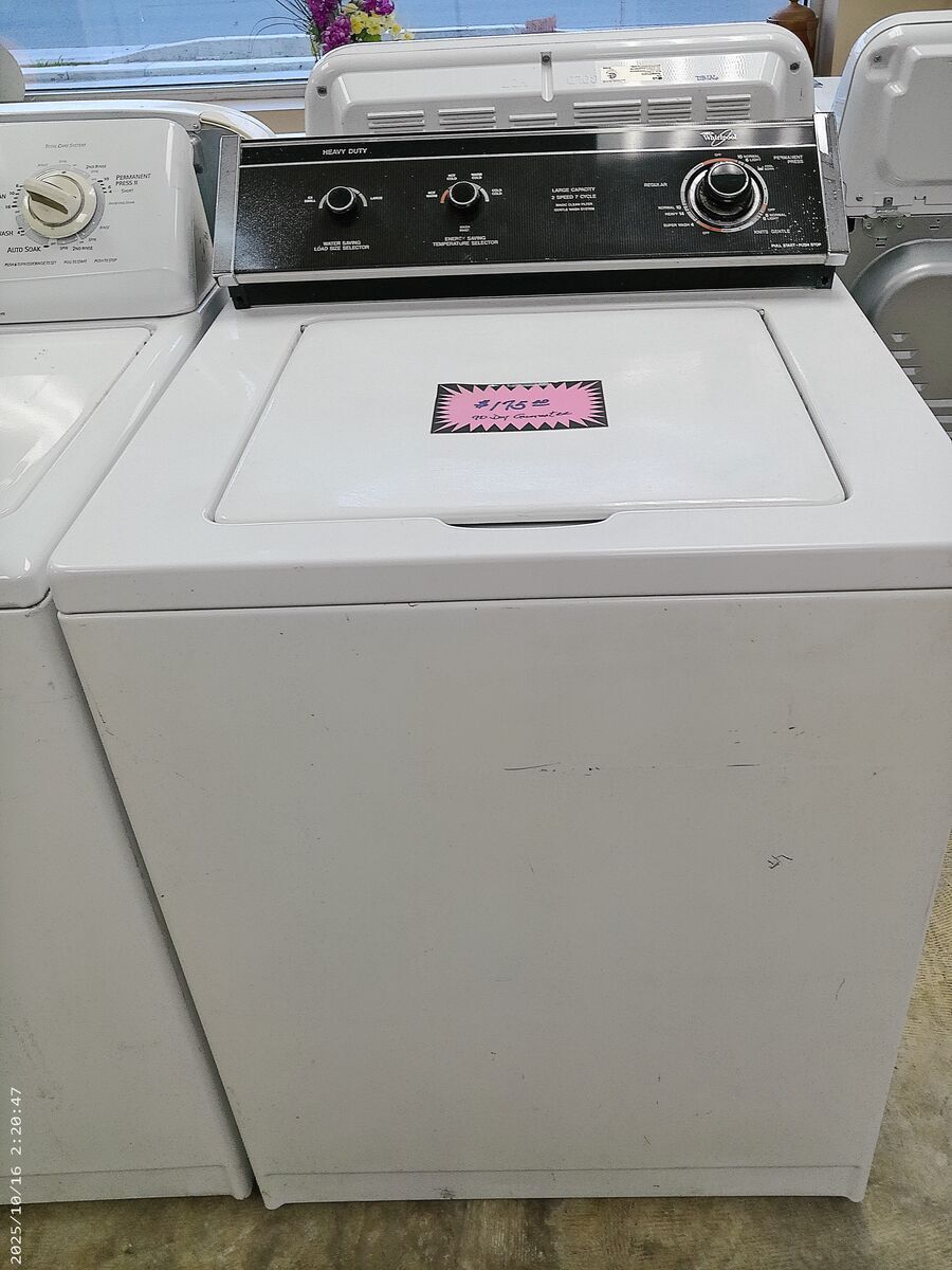 Heavy Duty Whirlpool Top Load Washer~90 Day Guarantee