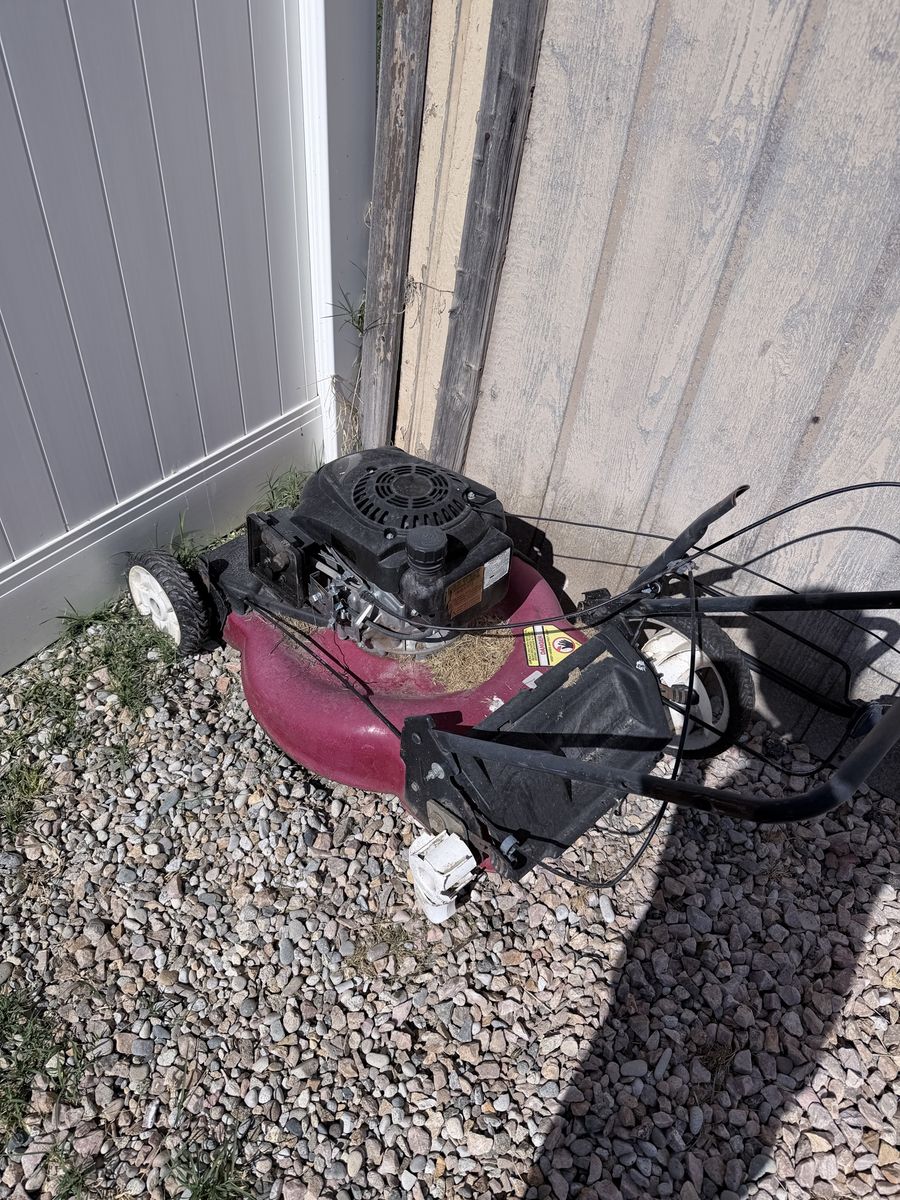 Free broken mower for parts