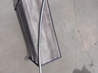 Stainless steel curved shower curtain rod