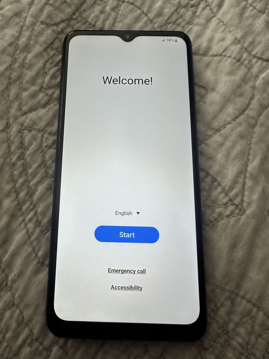 Black Samsung galaxy A13 5g smartphone