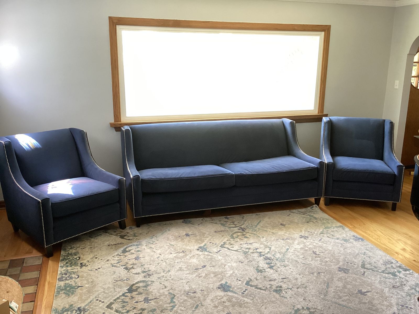 Sofa and 3 armchairs