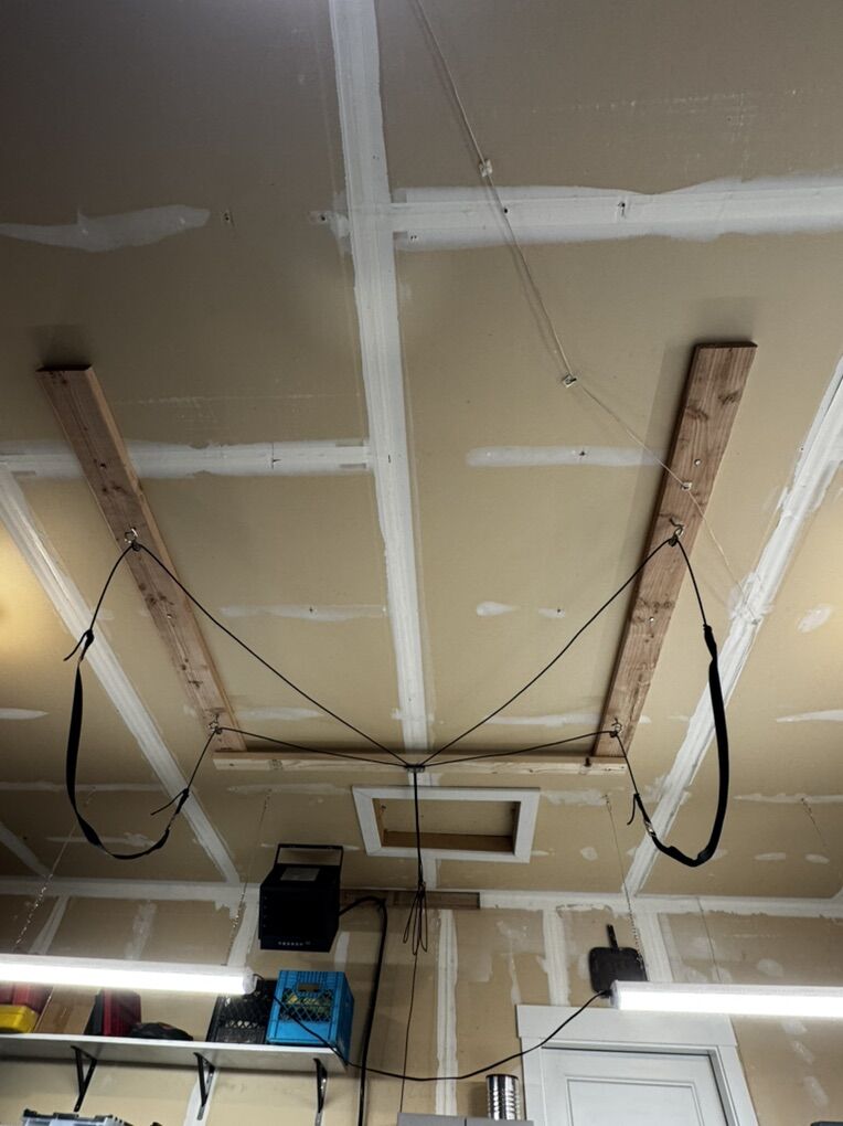 Jeep hard top removal lift 8-16' ceiling