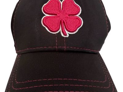Black Clover Pink & Black Stretch Golf Hat - L/XL