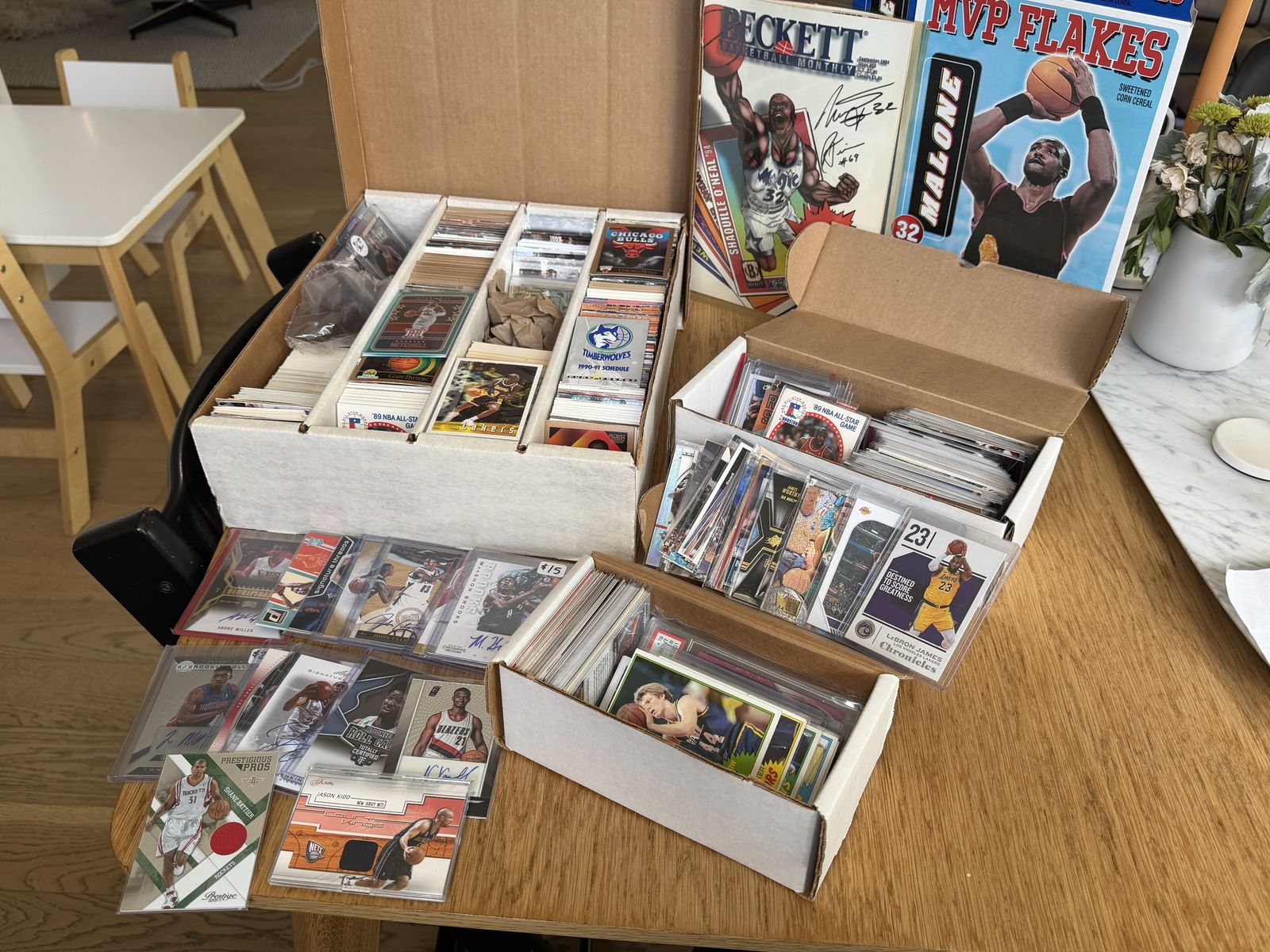 Basketball card collection