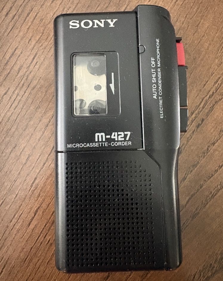 Sony M-427 Microcassette-Corder Voice Recorder