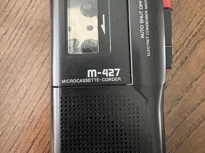 Sony M-427 Microcassette-Corder Voice Recorder