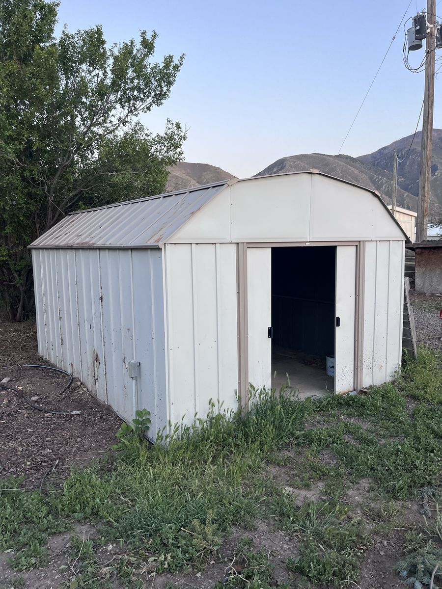 12x10 metal shed