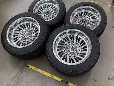 22x12 KG1 forged “Eddys”/ 35x12.50r22 Nitto tires 8x6.5