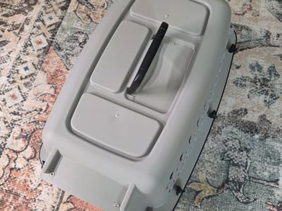 Pet Carrier - small Gray & Black Airline Approved Travel Crate