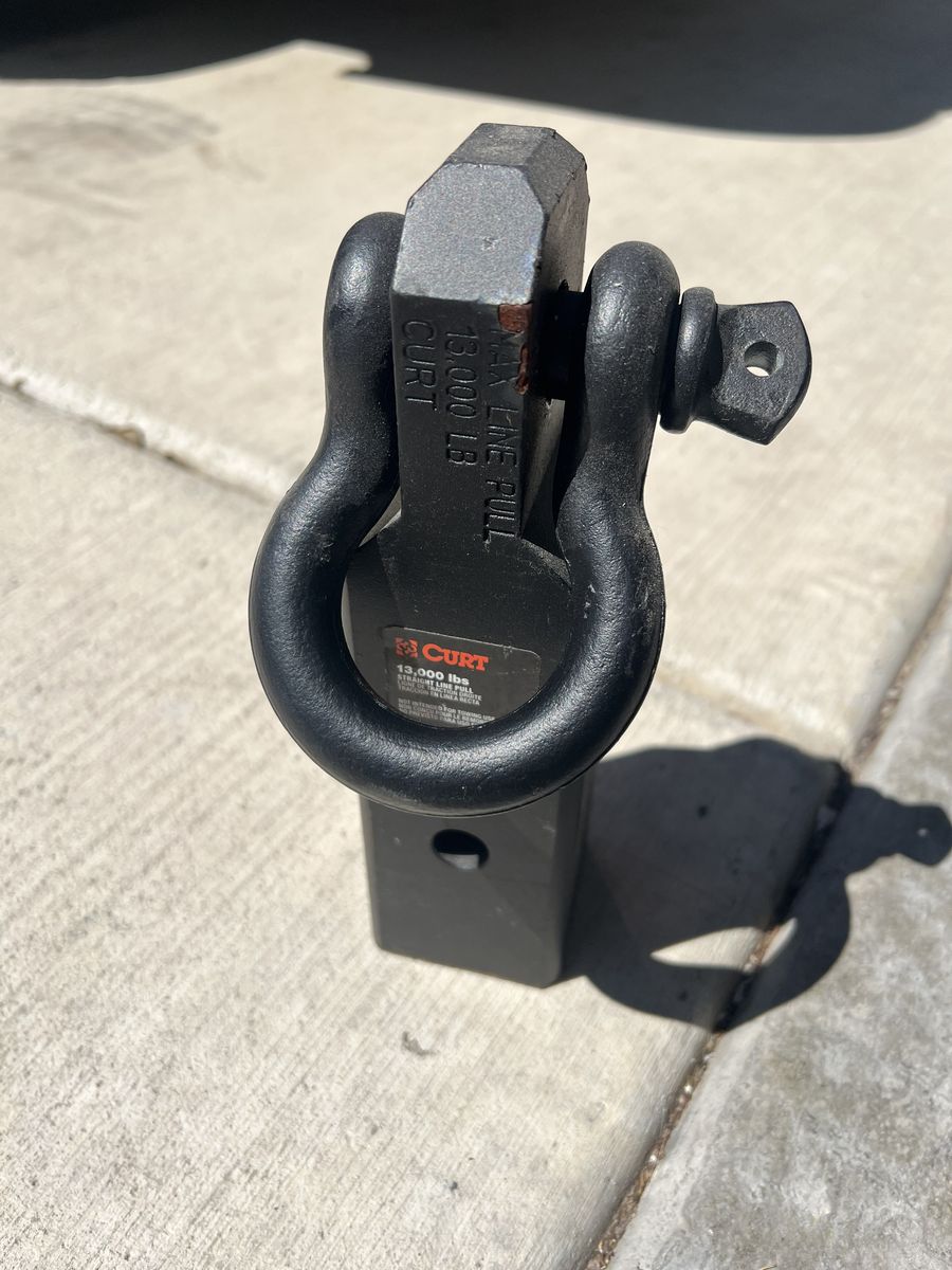 Curt Trailer Hitch Shackle Mount 2" Receiver 13,000 lb
