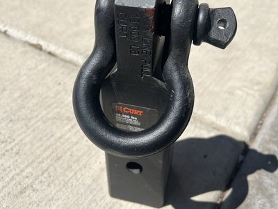 Curt Trailer Hitch Shackle Mount 2" Receiver 13,000 lb
