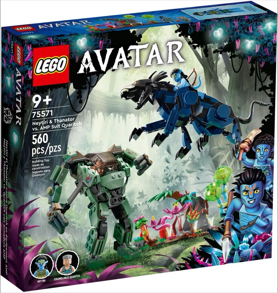 LEGO Avatar Neytiri & Thanator vs AMP Suit 75571