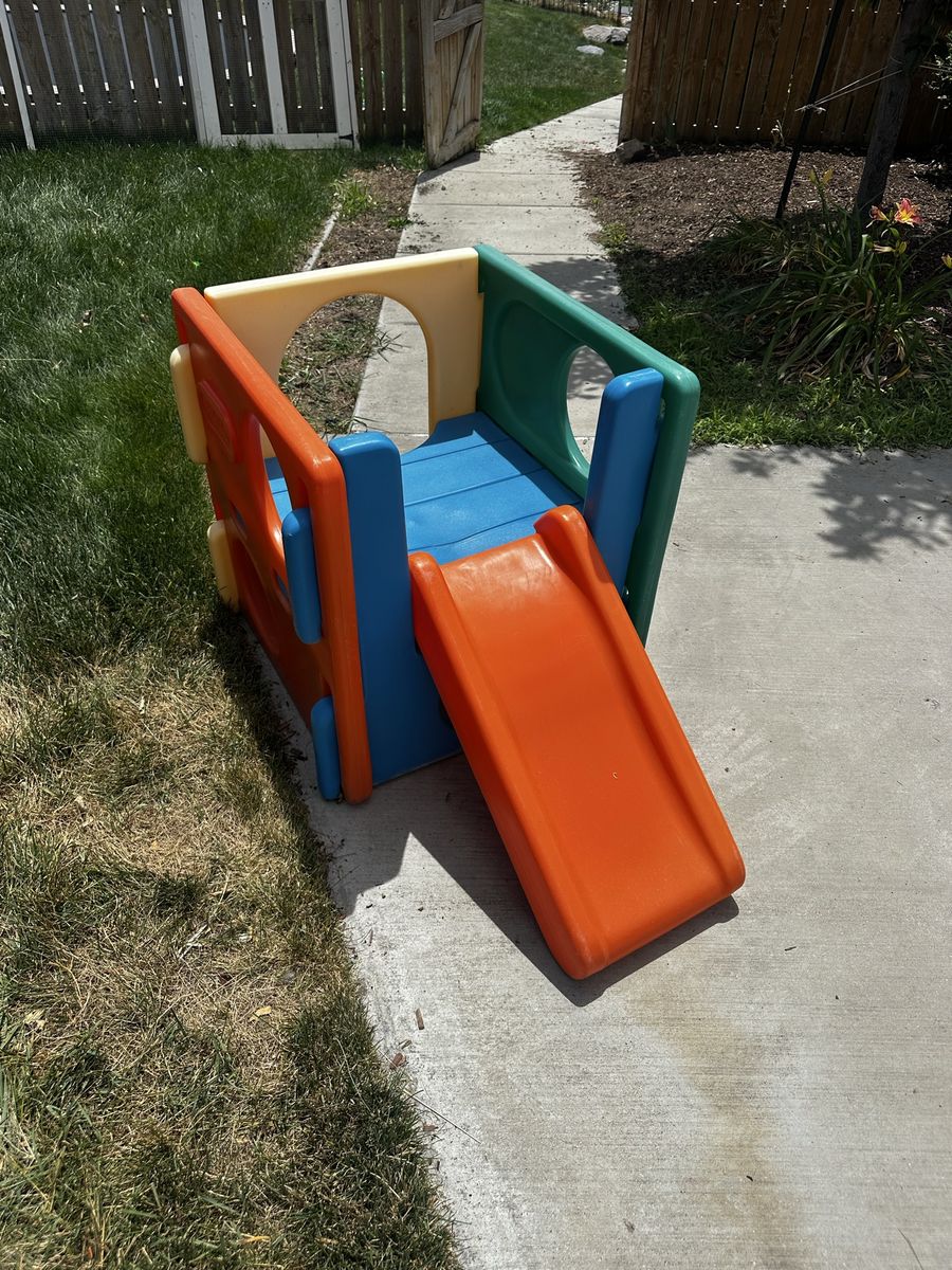 Little Tikes Junior Play Slide Colorful Indoor Outdoor Toddler Climber Playset