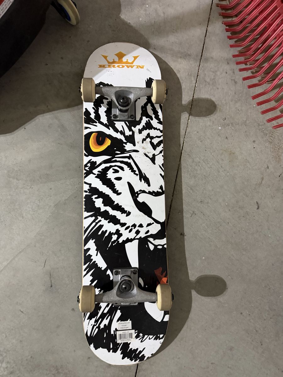 Krown Skateboards KRRC-49 Tiger Complete Skateboard - Ready to Ride