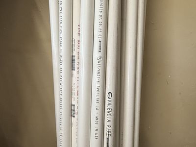 PVC pipe 1in x 10ft