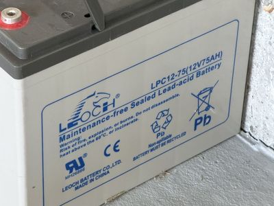 4X 12V 75Ah Sealed Lead Acid Batteries – Low Hours