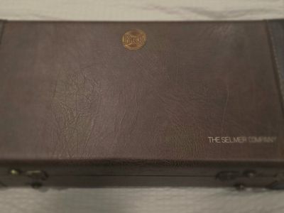 Vintage Vincent Bach Selmer Brown Hard Trumpet Case - Brass Hardware