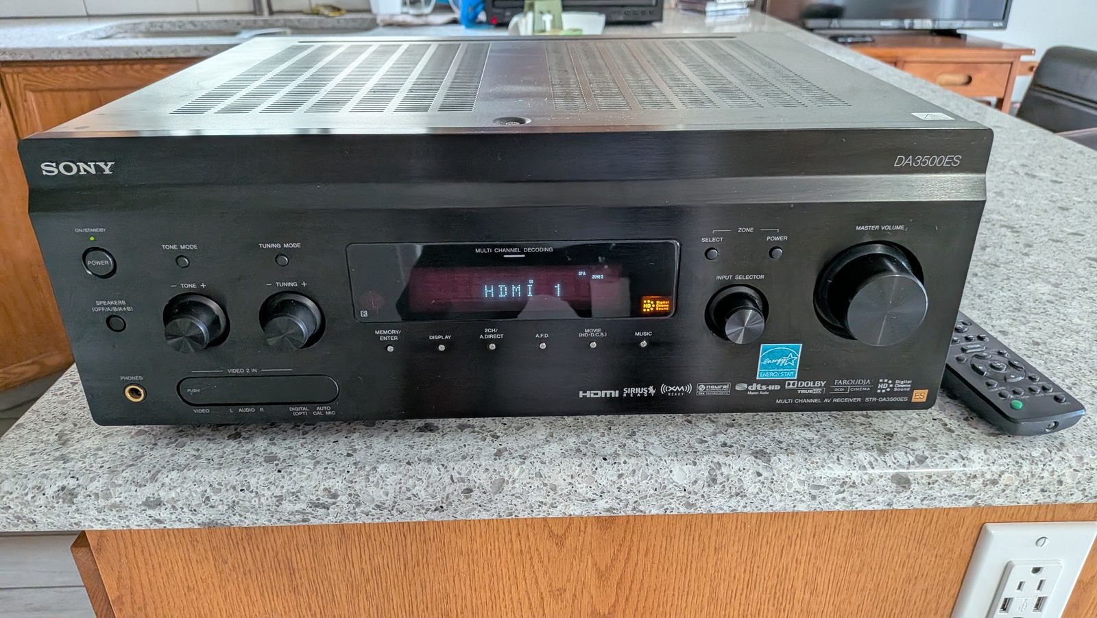 Sony STR-DA3500ES 7.1 Channel 700 Watt Home Theater Receiver