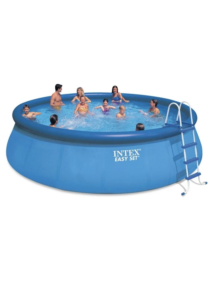 Intex 18ft X 48in Easy Pool Above Ground Swimming Pool Set