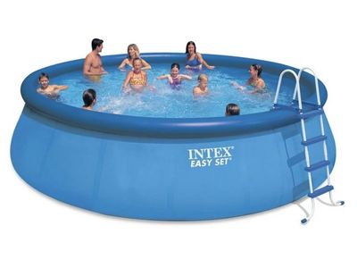 Intex 18ft X 48in Easy Pool Above Ground Swimming Pool Set