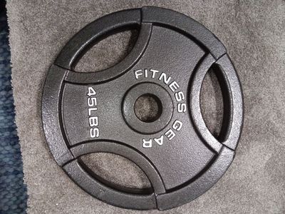 Fitness Gear 45 lb Weight Plate New!