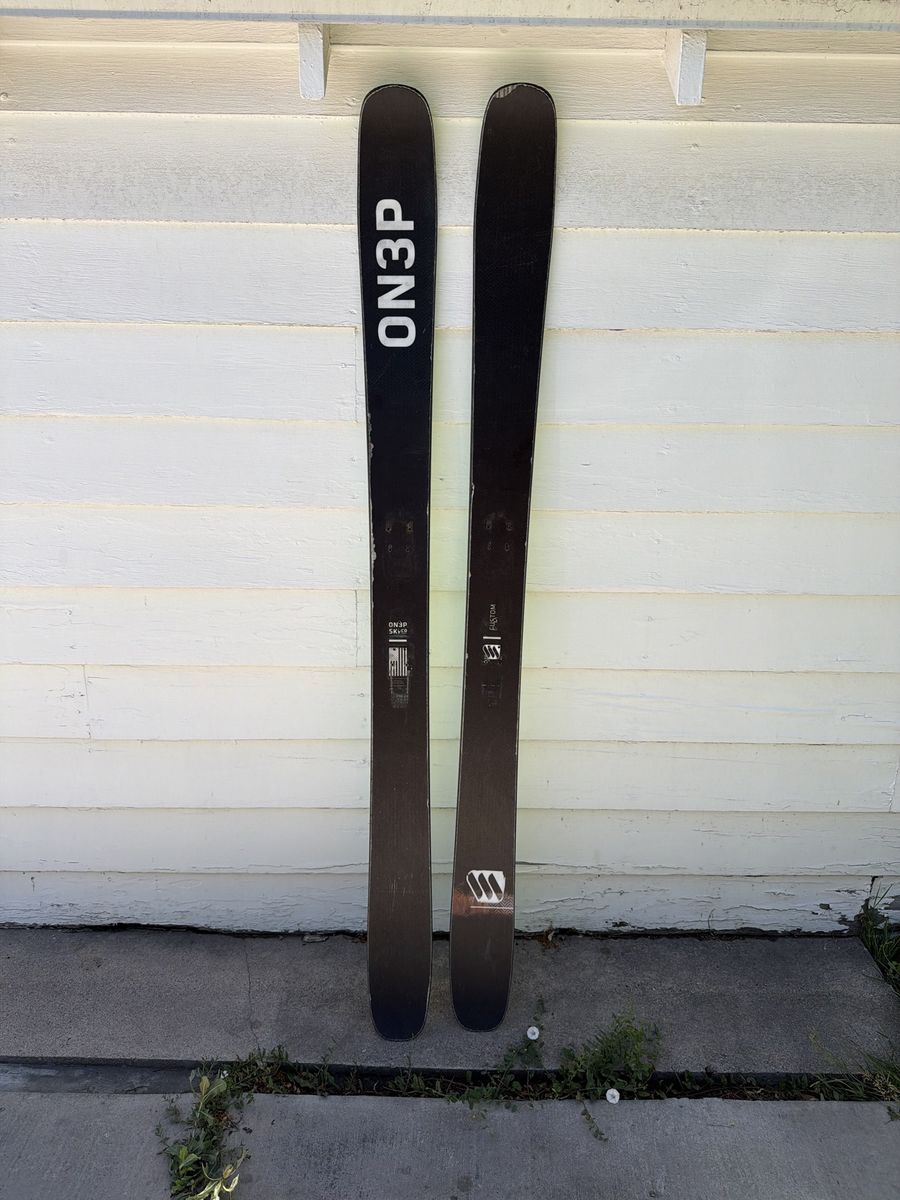 ON3P Skis 181cm 118 mm- Black/Green -
