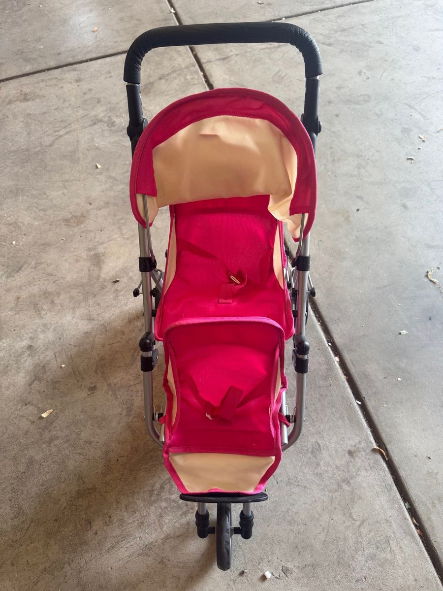 Double doll stroller