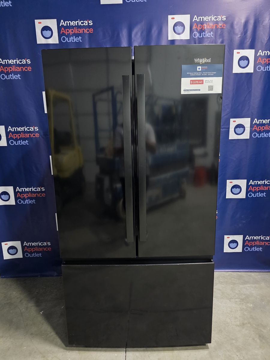 Whirlpool Refrigerator - French Door Fridge - Bottom Freezer - 31 CuFt - Unit E27