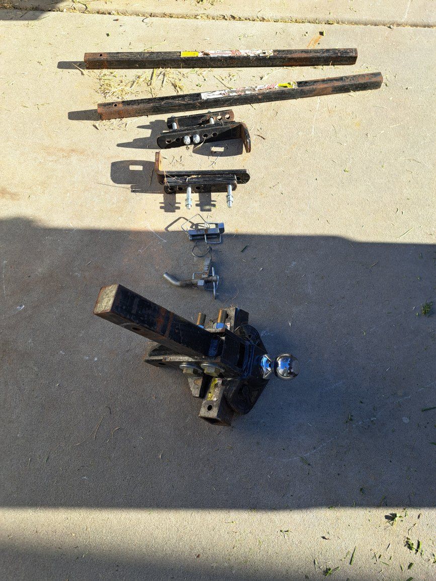 equalizer hitch and wheel blocks