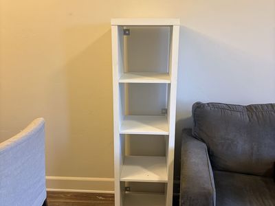 White 4-Cube Storage Shelf Organizer