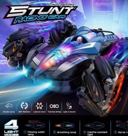 2.4GHZ Four-Wheel Drive 360-Degree RC Stunt Car