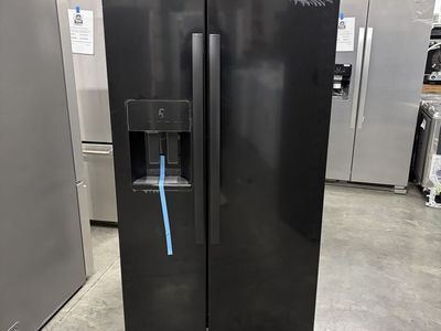 NEW WHIRLPOOL BLACK 29 C FT SIDE BY SIDE REFRIGERATOR