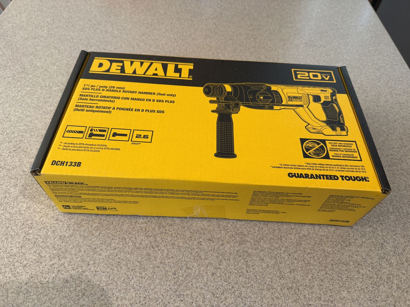 Brand new Dewalt 20V Brushless Rotary Hammer Drill, tool only