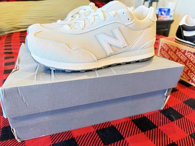 New Balance 515 white Aluminum Grey