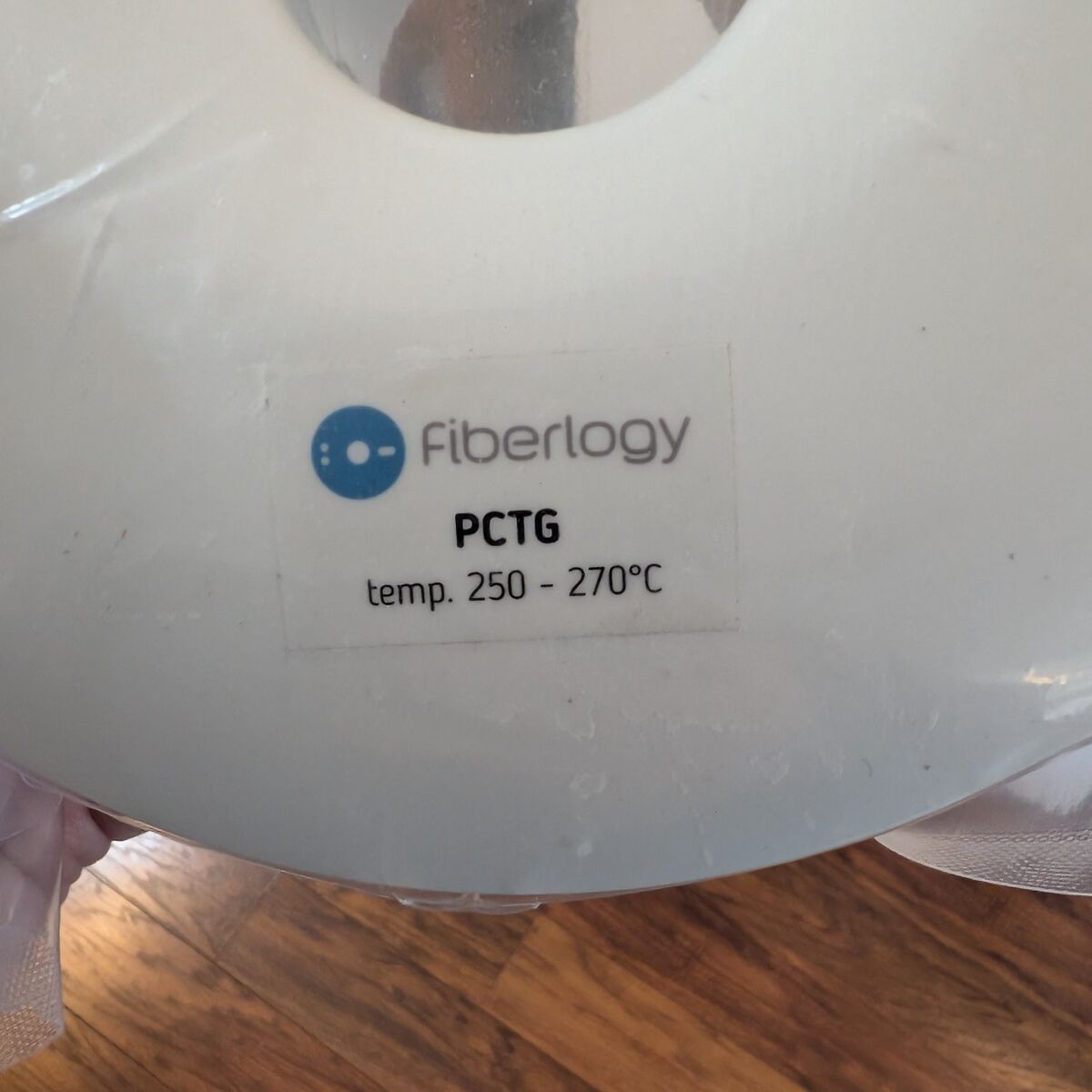 Fiberlogy PCTG natural color 3d printing filament