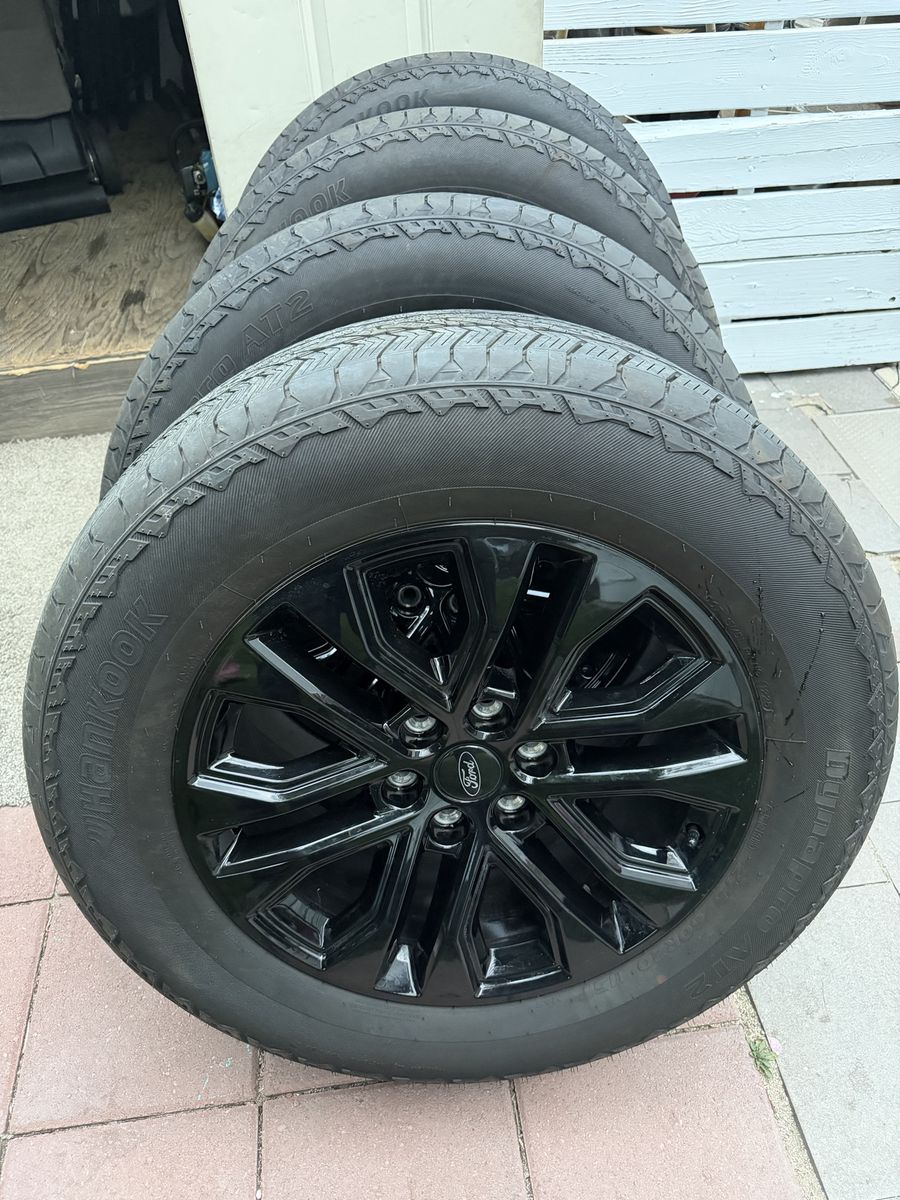 New Ford F150 wheels and tires 