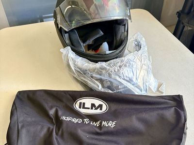 ILM Full Face Motorcycle Helmet Matte Black - Inspired to Live More
