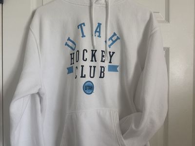 Utah Hockey Club White Hoodie Sweatshirt Size Large