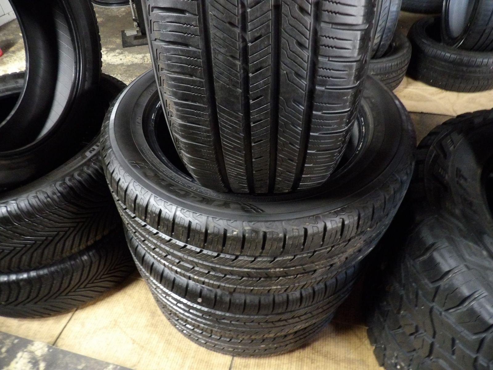 235/55R19 YOKOHAMA YK-CTX SET OF USED TIRES