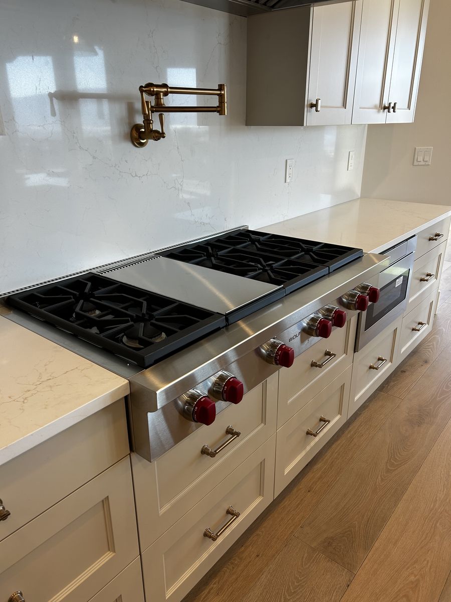 48” Wolf Gas Cooktop with Griddle for sale