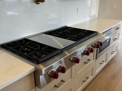 48” Wolf Gas Cooktop with Griddle for sale