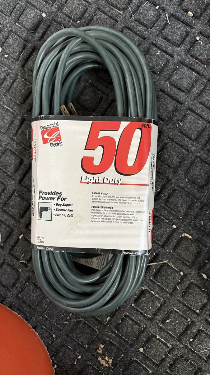 50 ft outdoor extension cord