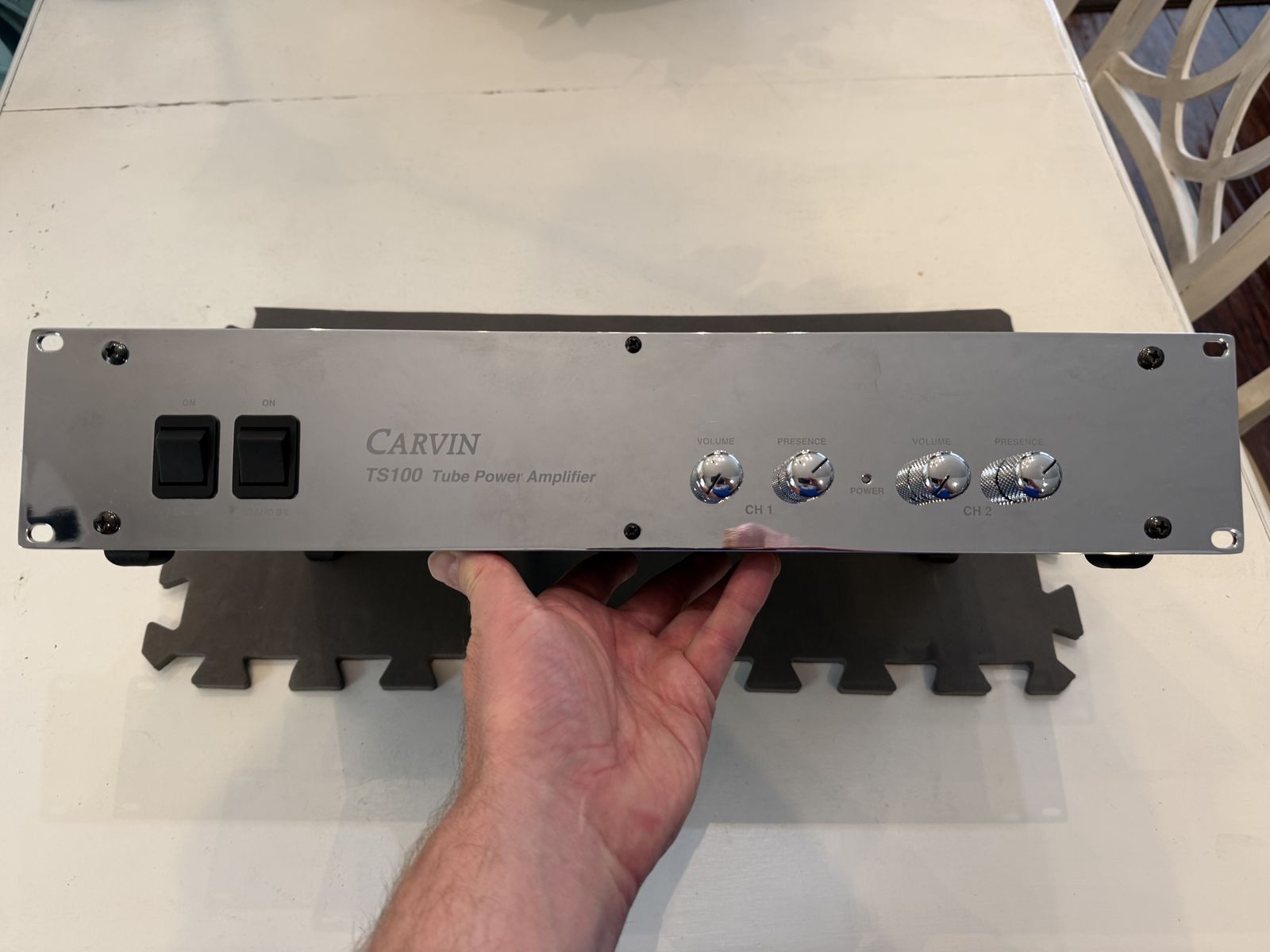 Carvin TS100 Tube Power Amplifier guitar audiophile Fryette GT1000FX Seymour Duncan Powerstage Neural Quad Cortex 4x12 Fractal