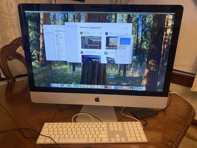 Apple iMac Desktop Computer with Wired Keyboard and Mouse, 500 Gb SSD