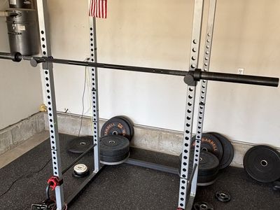 Squat Rack With Plates