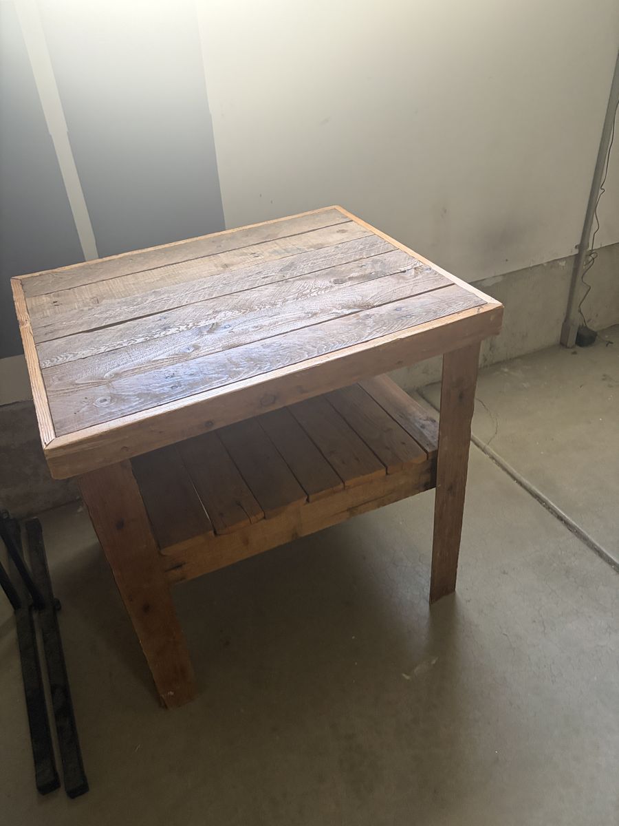 Beautiful hand made wooden table